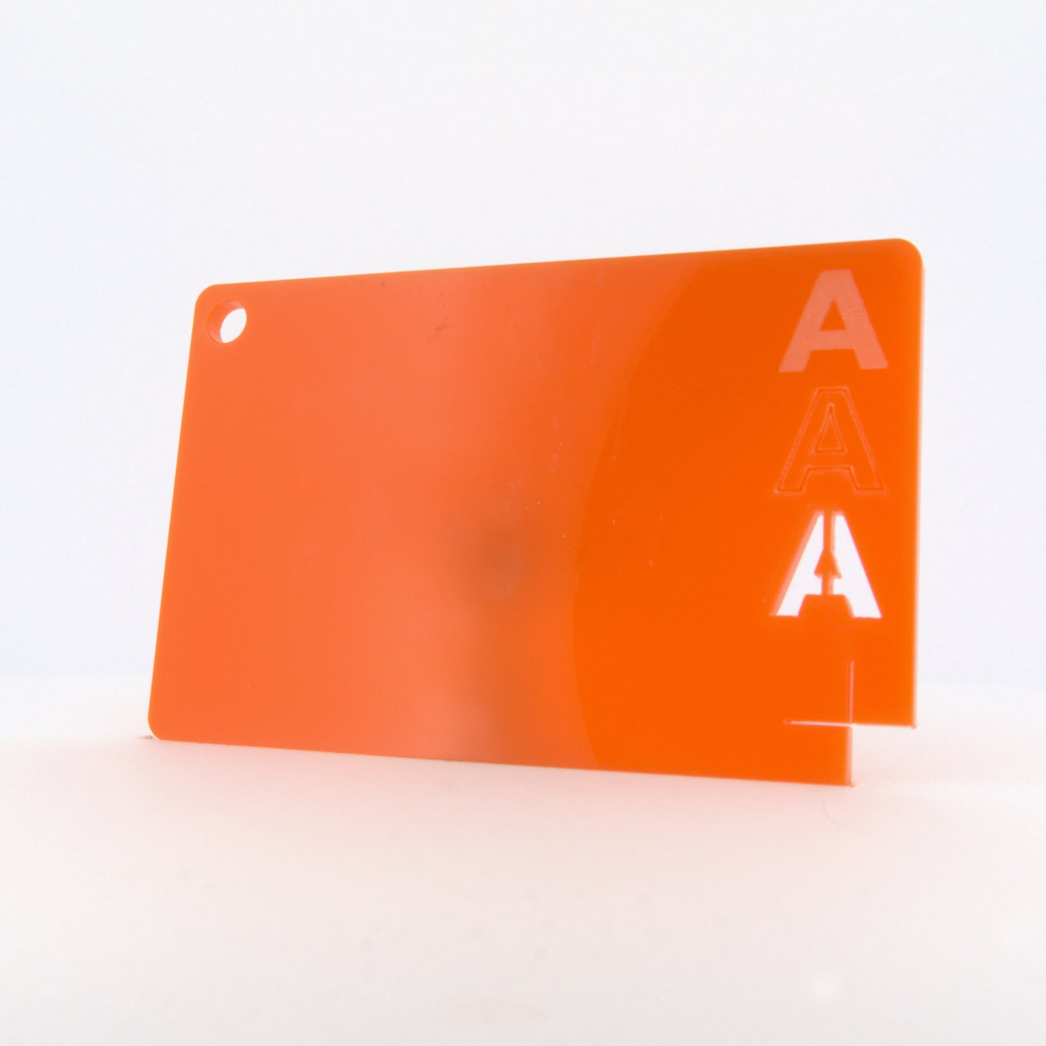 Acrylaat gekleurd oranje, 3 mm