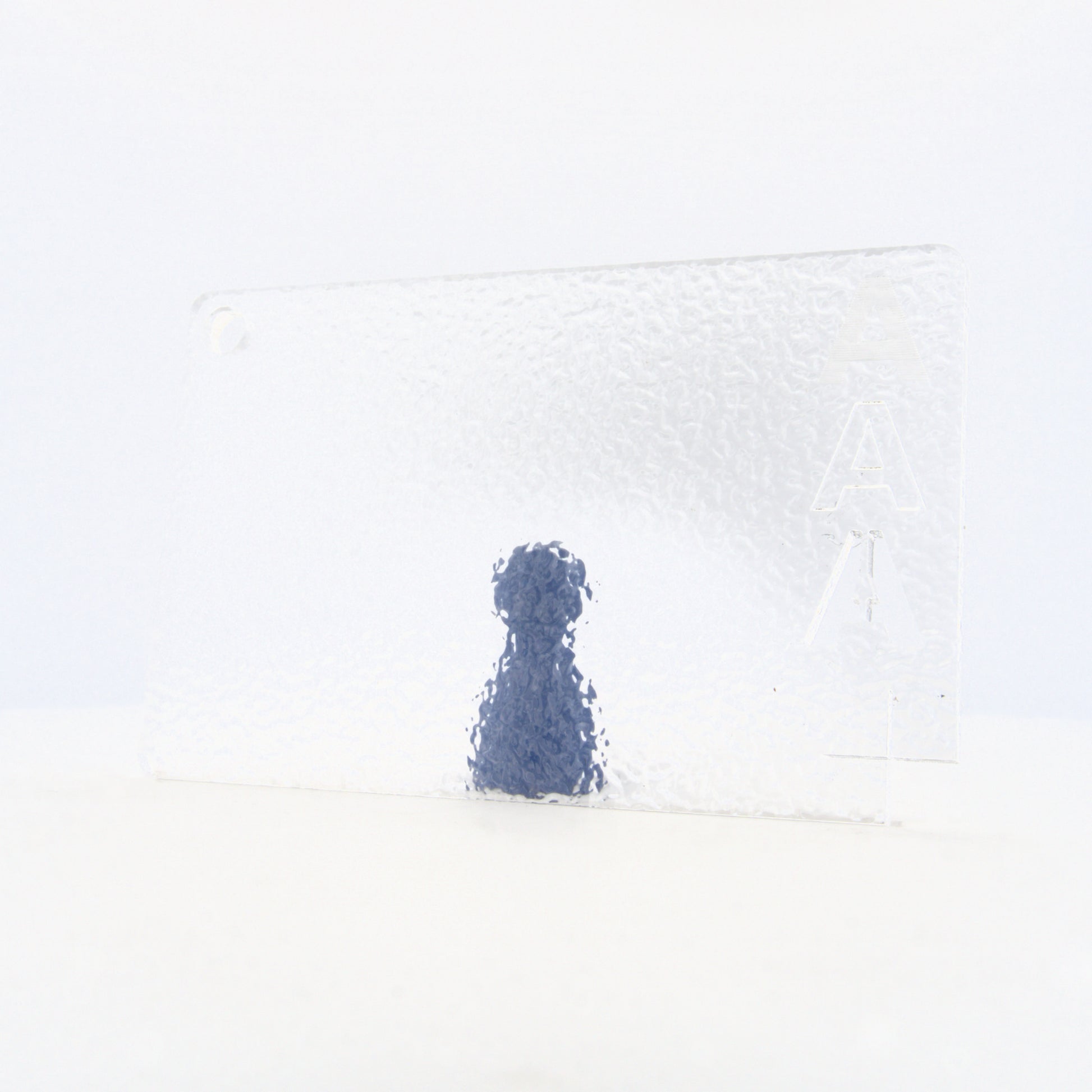 Acrylaat transparant water structuur, 3 mm