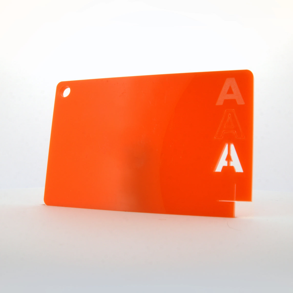 Acrylaat gekleurd oranje, 3 mm