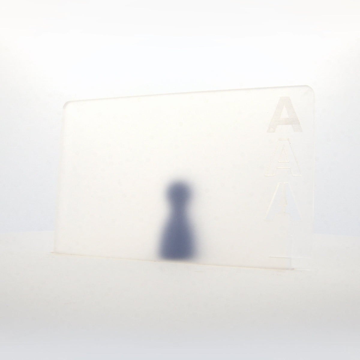Acrylglas matt transparent