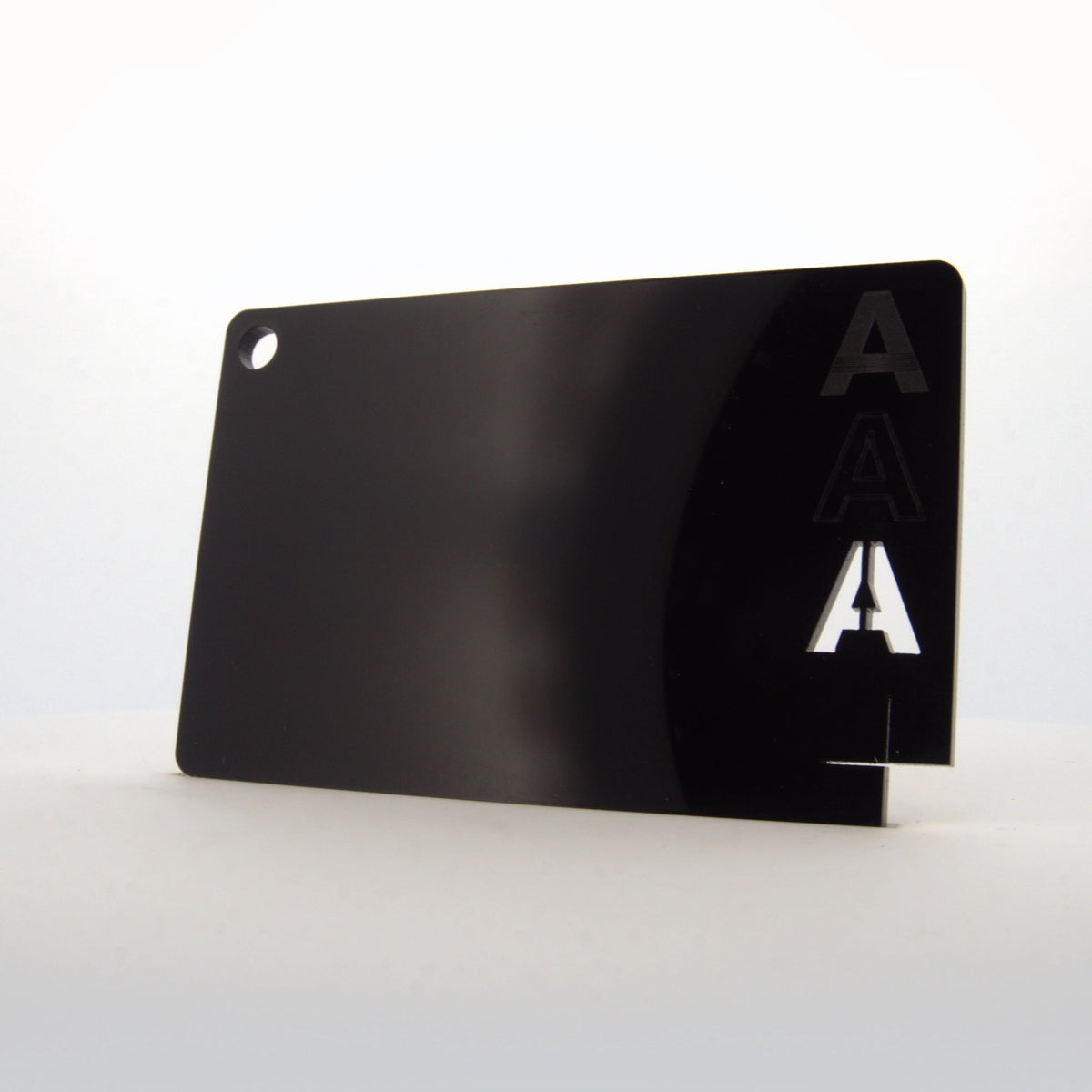 Acrylglas schwarz