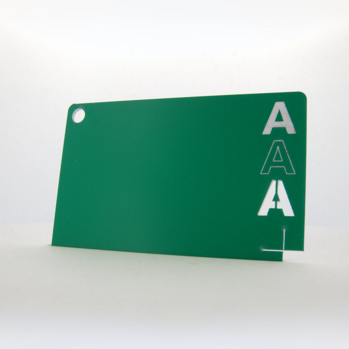 Graveerplaat PMMA zwart/wit - Laser Cut Supply