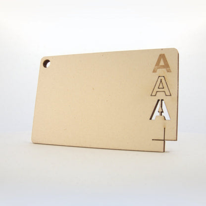 Houtkarton wit - Laser Cut Supply