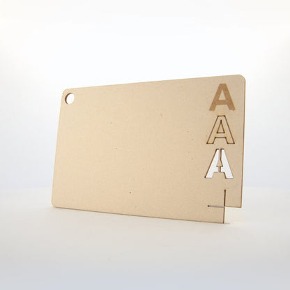 Houtkarton wit - Laser Cut Supply